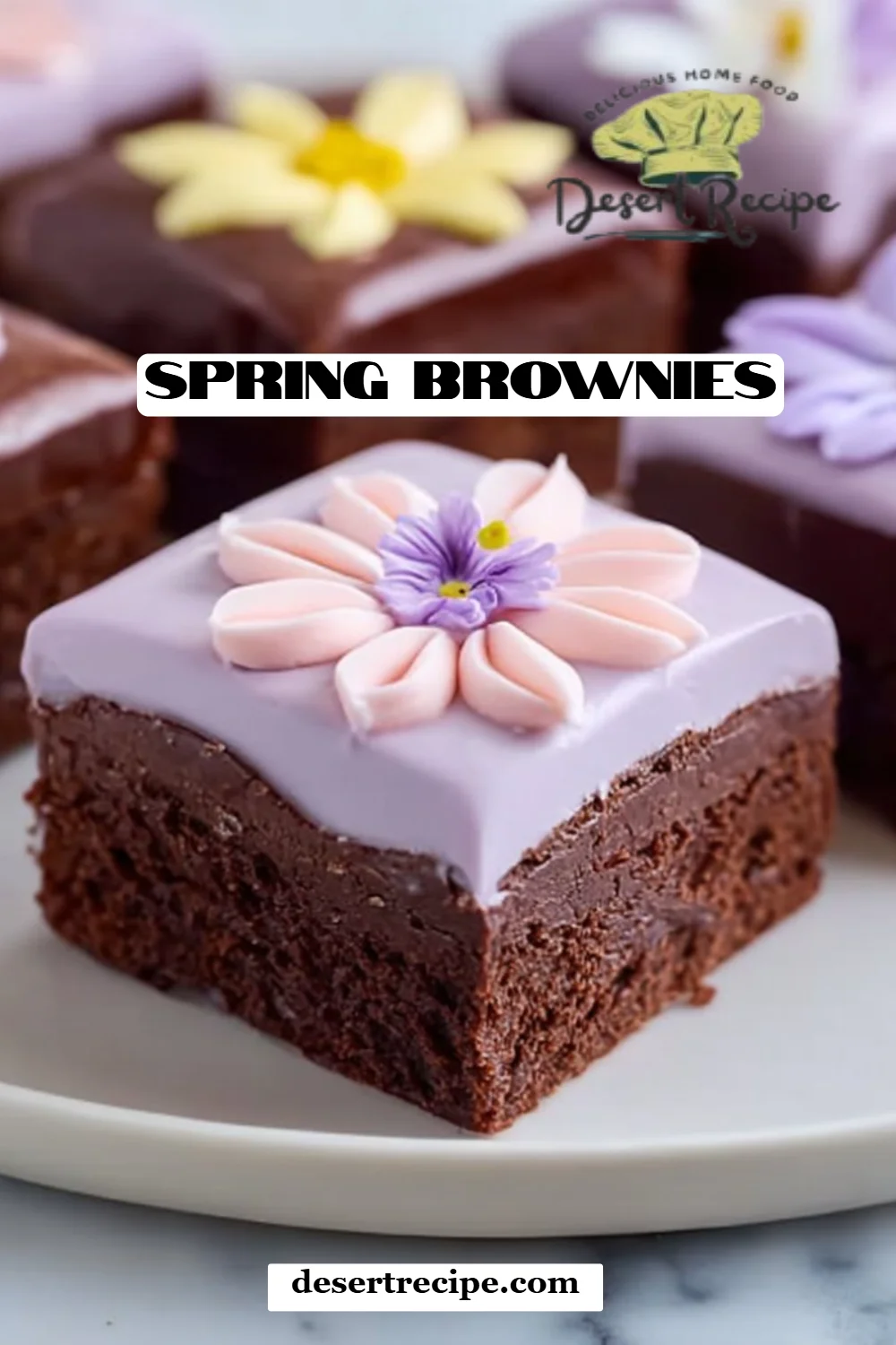 Spring Brownies