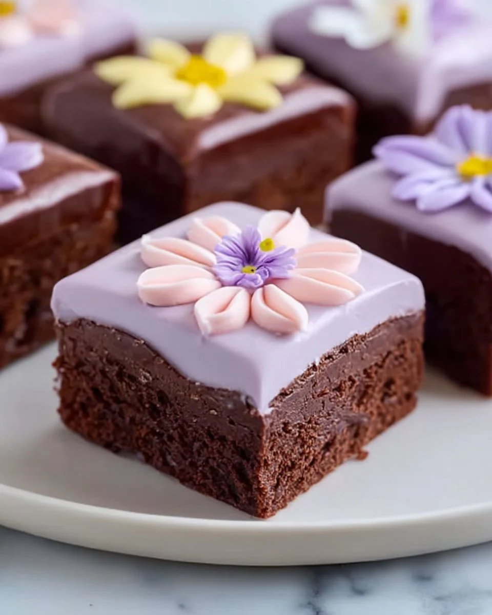 Spring Brownies
