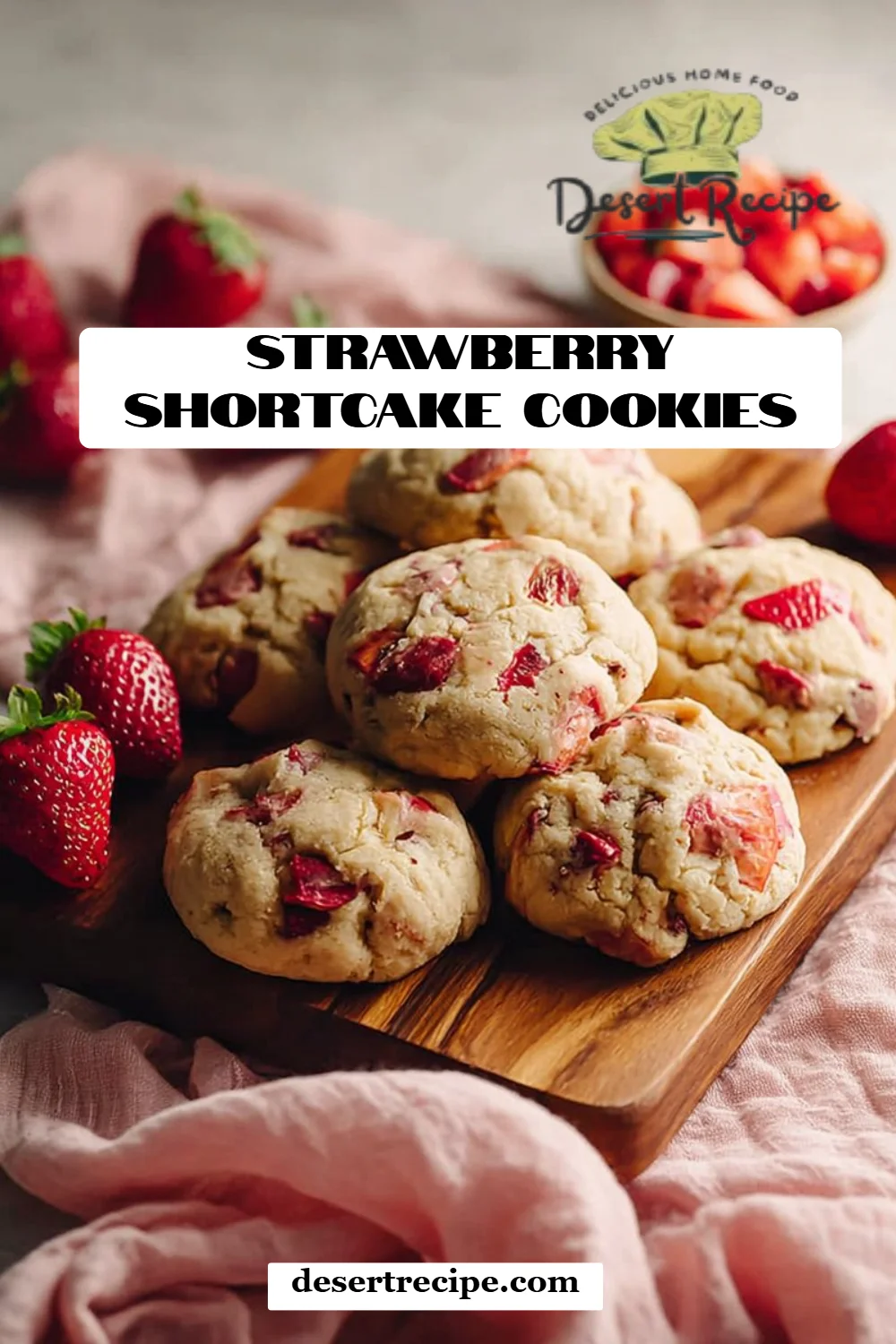 Strawberry Shortcake Cookies