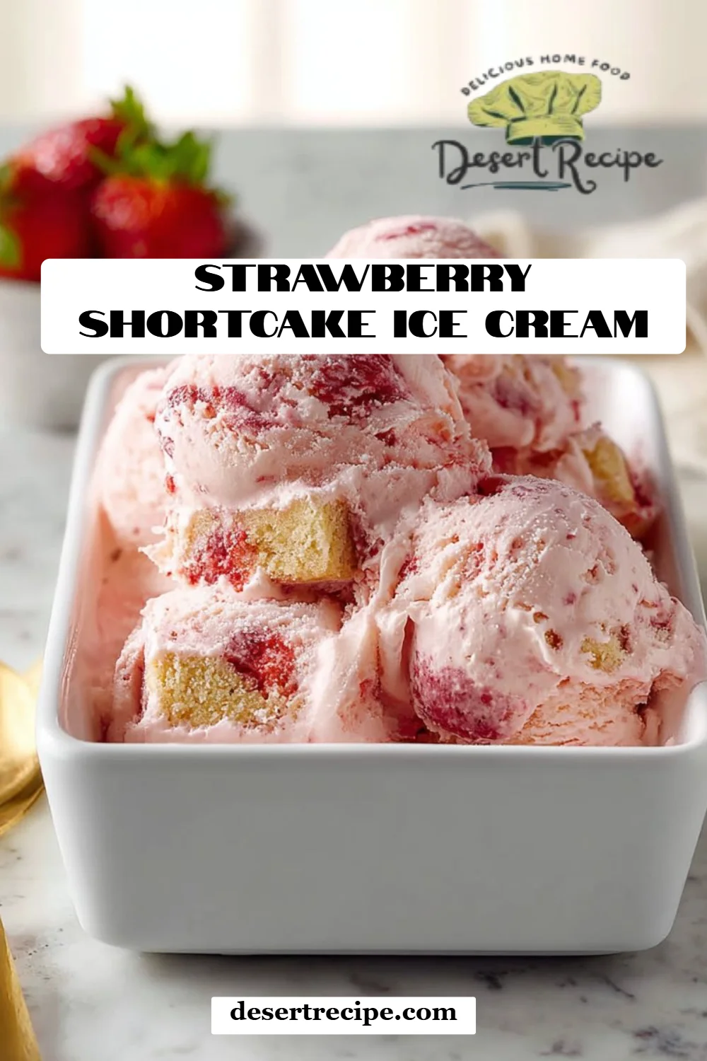 Strawberry Shortcake Ice Cream