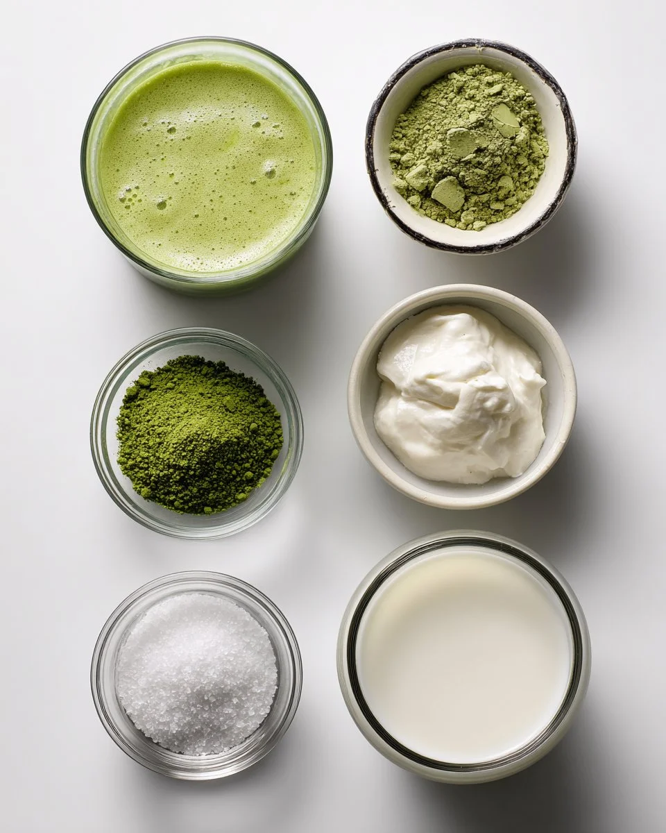 Sweet Matcha Latte with Vanilla Cold Foam