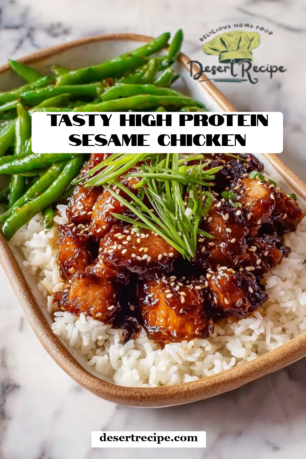 Tasty High Protein Sesame Chicken