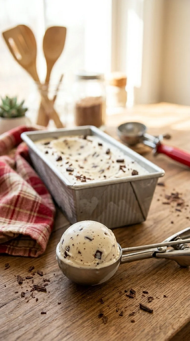 Twix Ice Cream dessert featuring caramel, chocolate, and cookie pieces