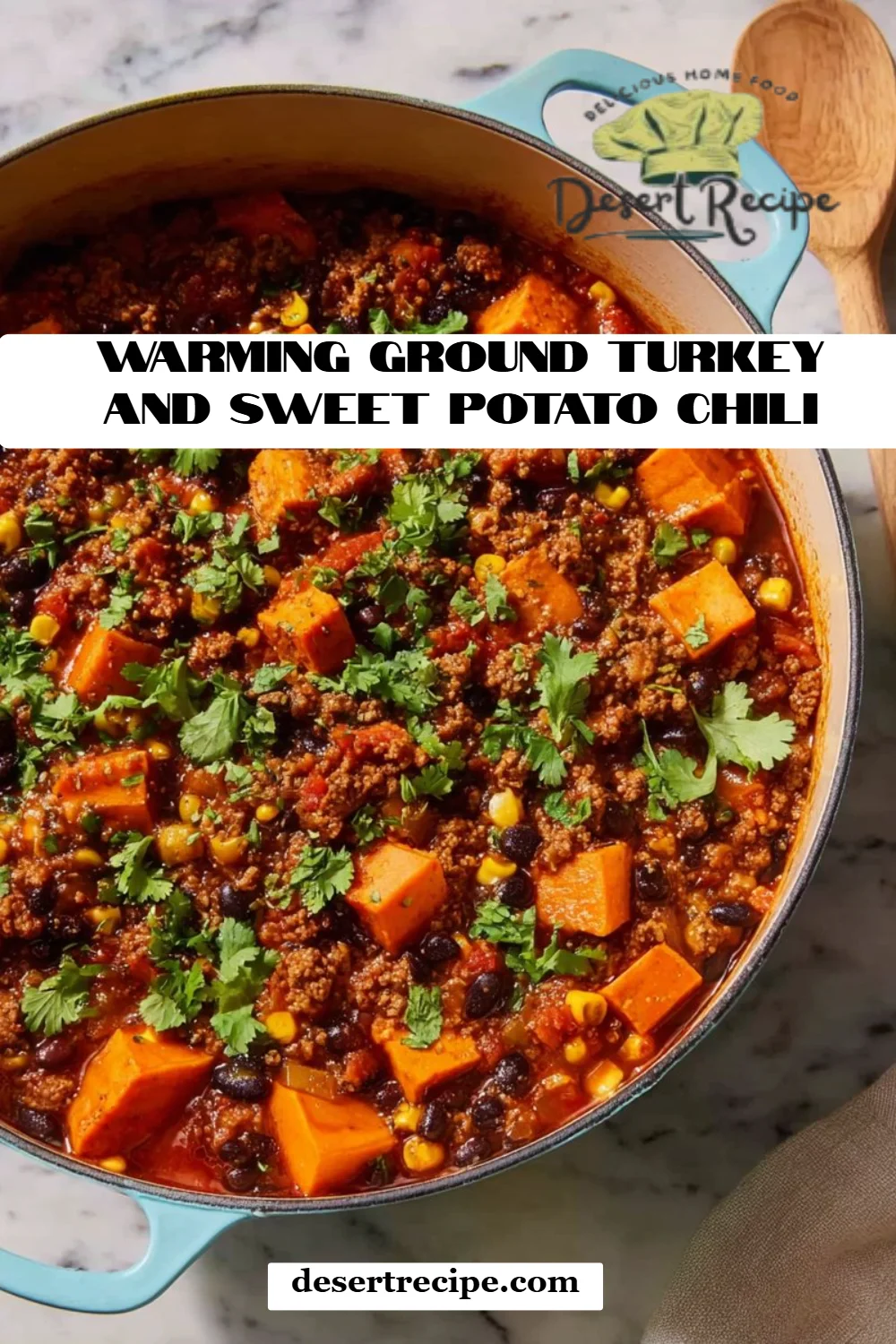 Warming Ground Turkey and Sweet Potato Chili