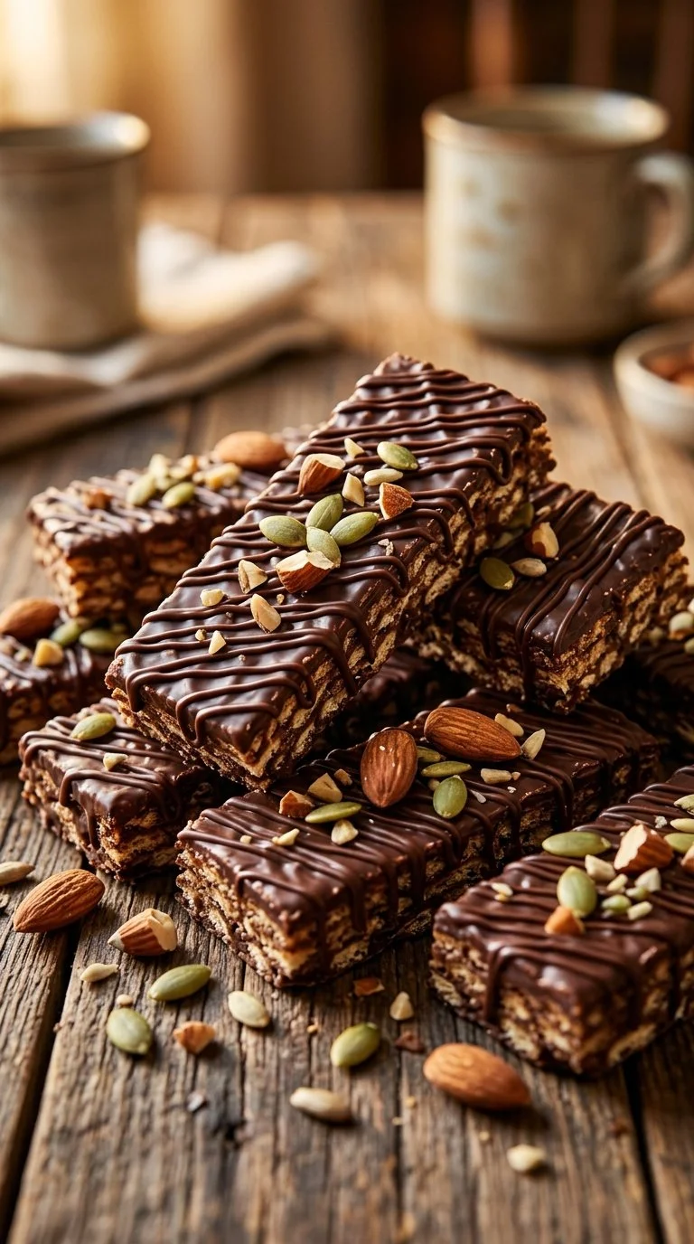Delicious Wholesome Protein Yogurt Bark topped with fruits and nuts