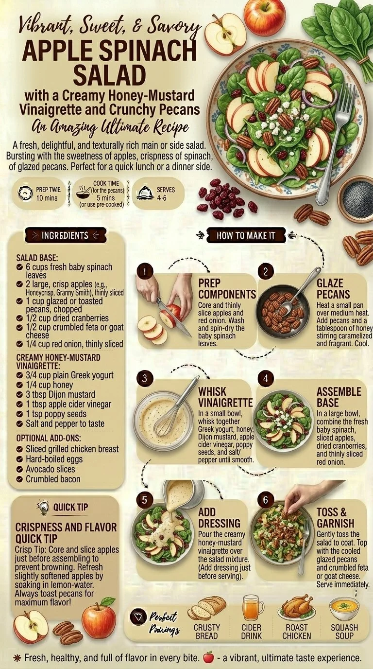 Apple Spinach Salad Recipe