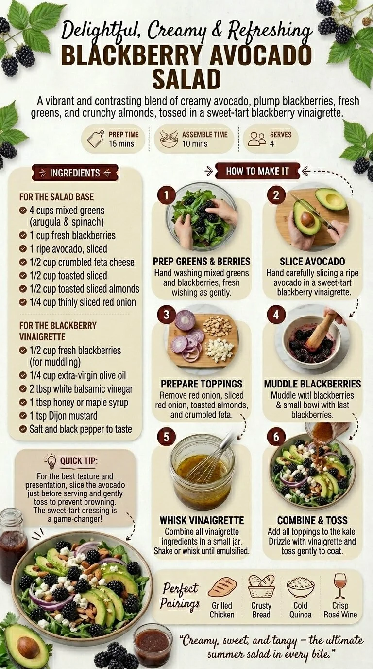Blackberry Avocado Salad