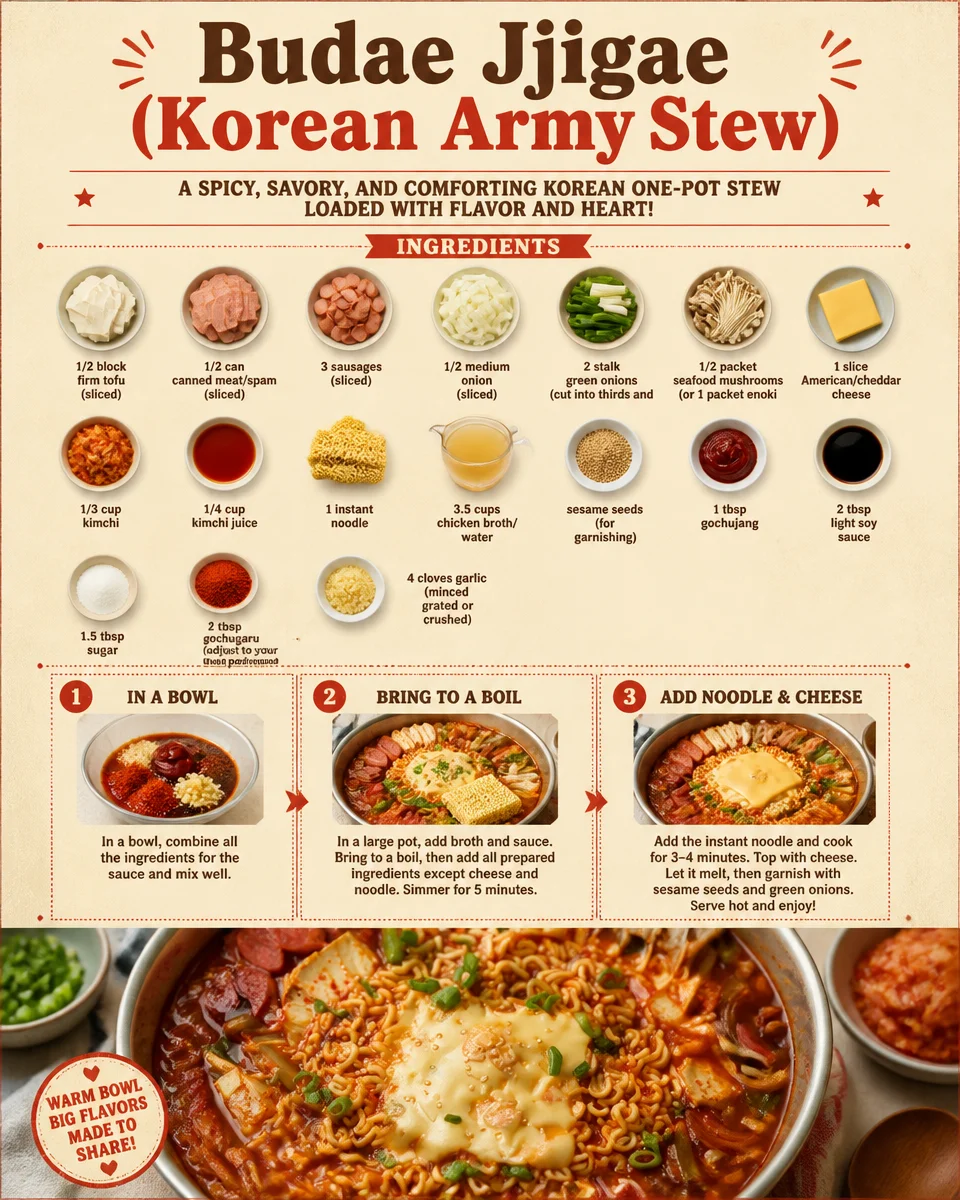 Budae Jjigae (Korean Army Stew)