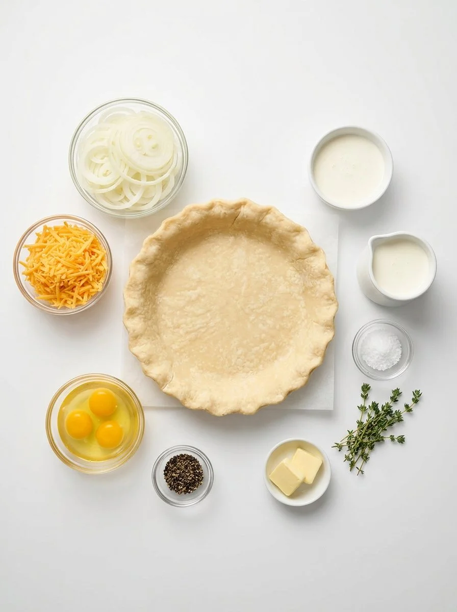 Cheddar Vidalia Onion Pie