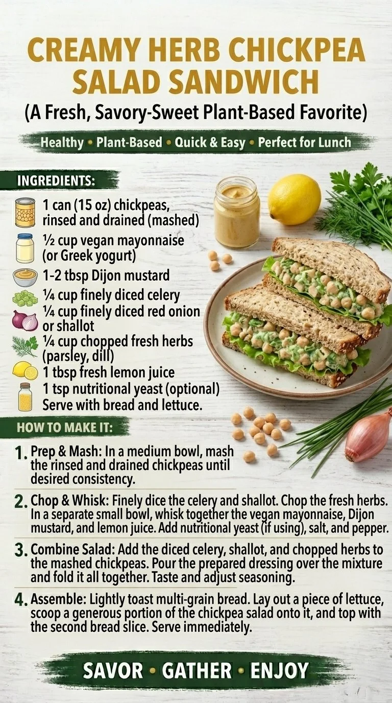 Chickpea Salad Sandwich