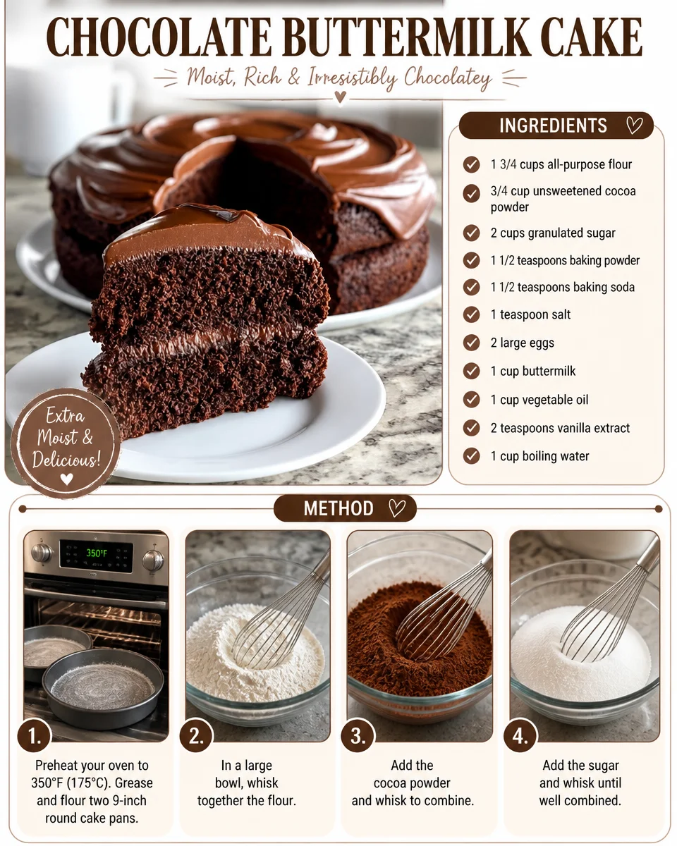 Chocolate Buttermilk Cake