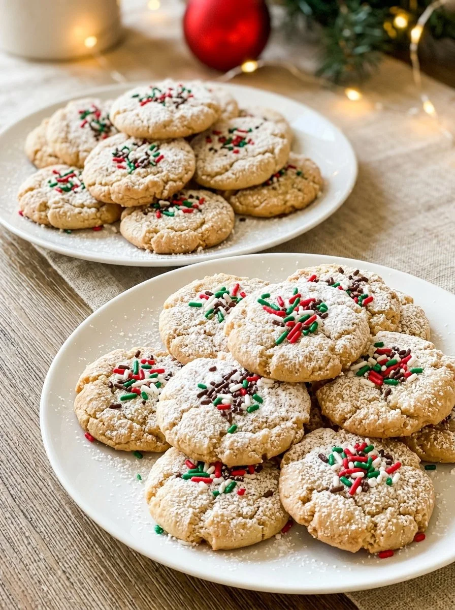 Christmas Ooey Gooey Butter Cookies