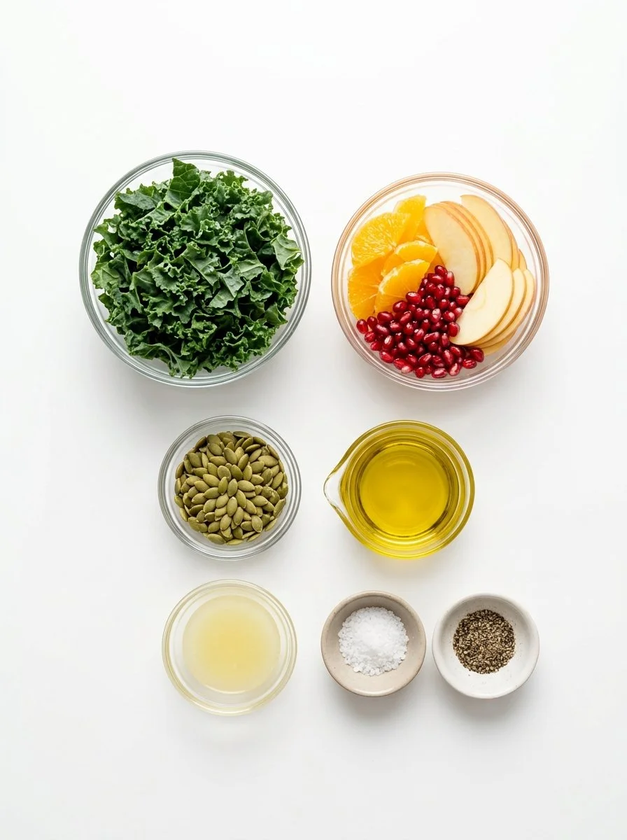 Citrus Pomegranate Kale Salad