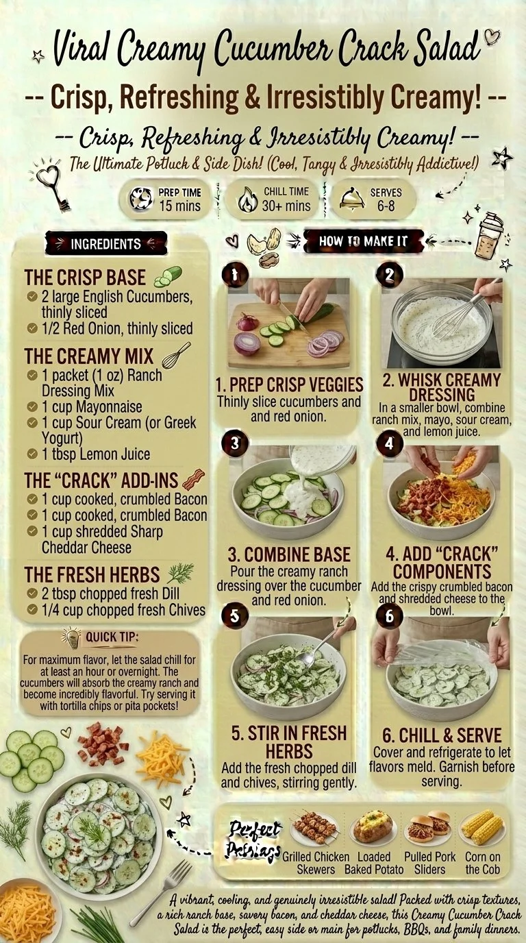 Creamy Cucumber Crack Salad
