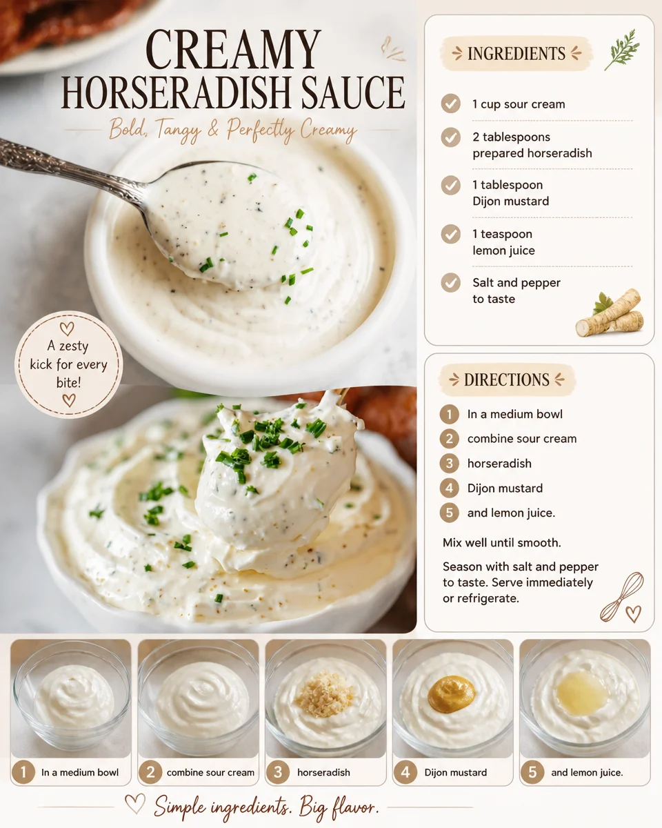 Creamy Horseradish Sauce