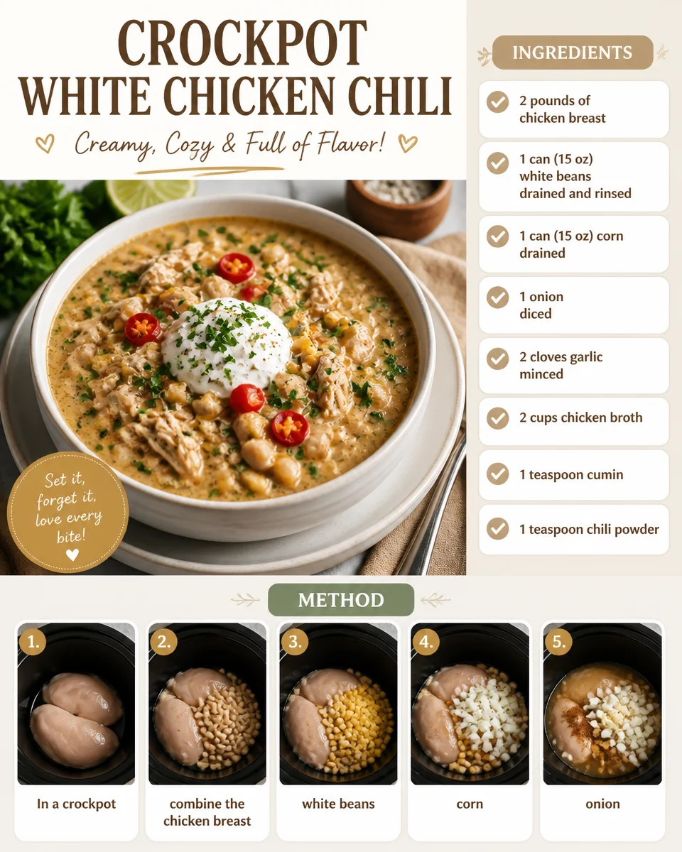 Crockpot White Chicken Chili