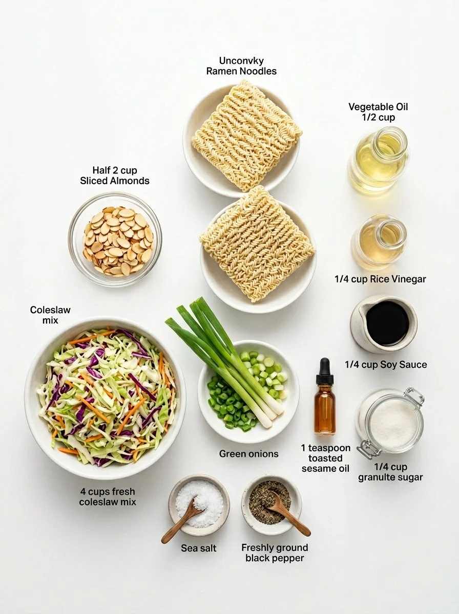 Crunchy Asian Ramen Noodle Salad
