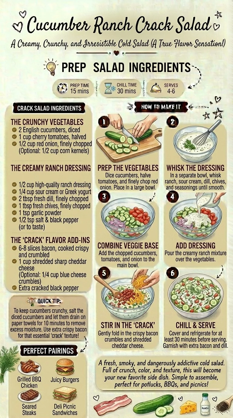 Cucumber Ranch Crack Salad