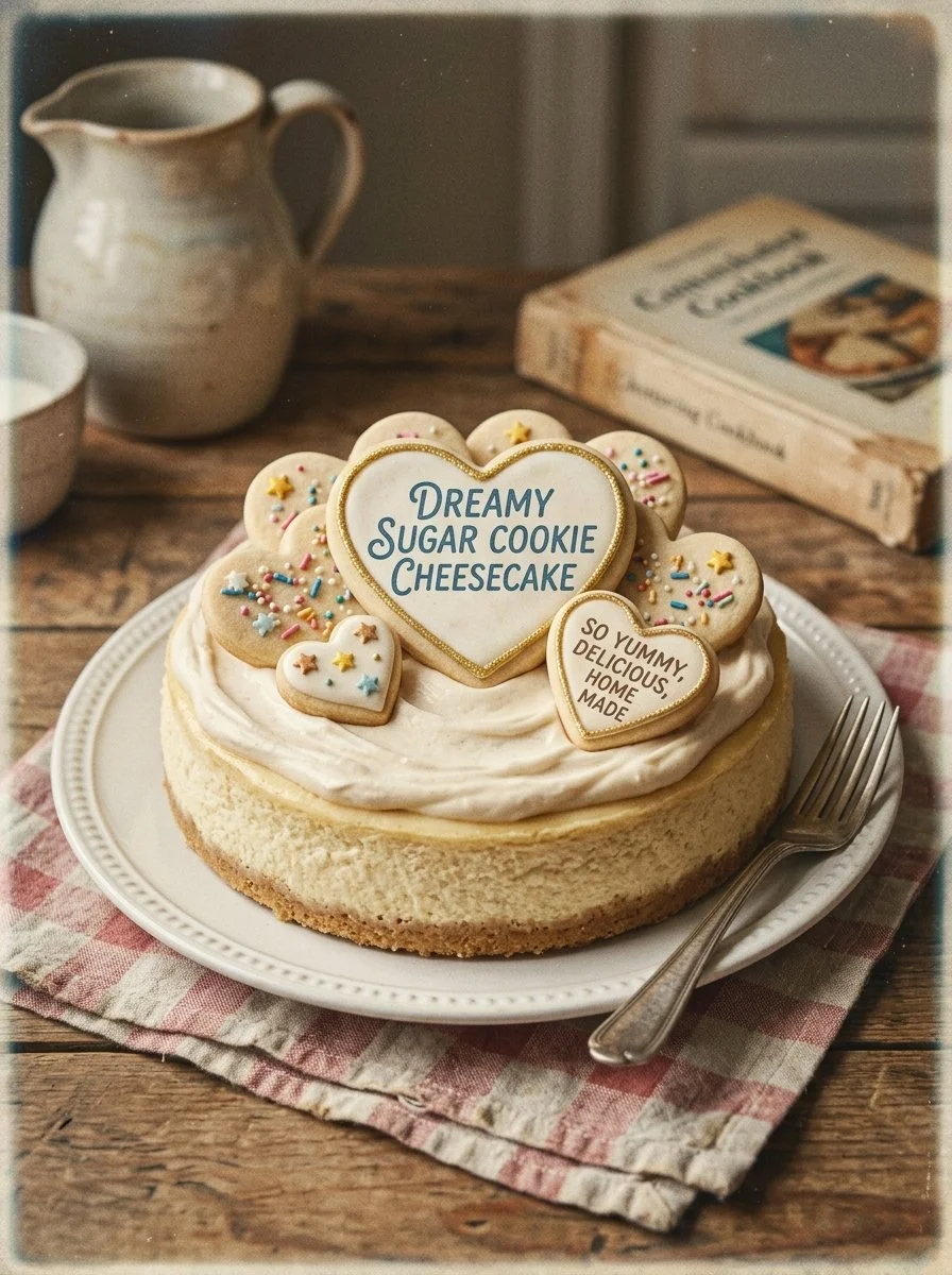 Dreamy Sugar Cookie Cheesecake