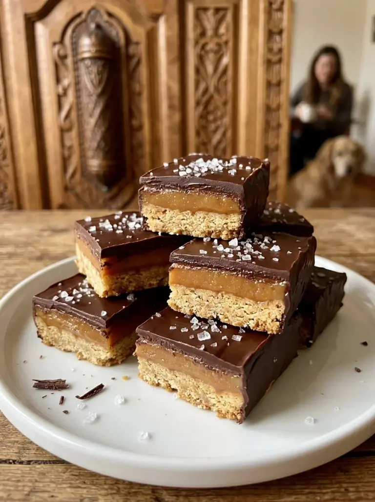 Delicious and easy homemade Date Snickers recipe with nuts and chocolate