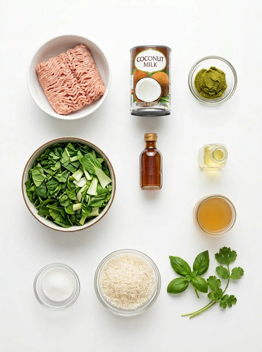 Ground Chicken Green Thai Curry