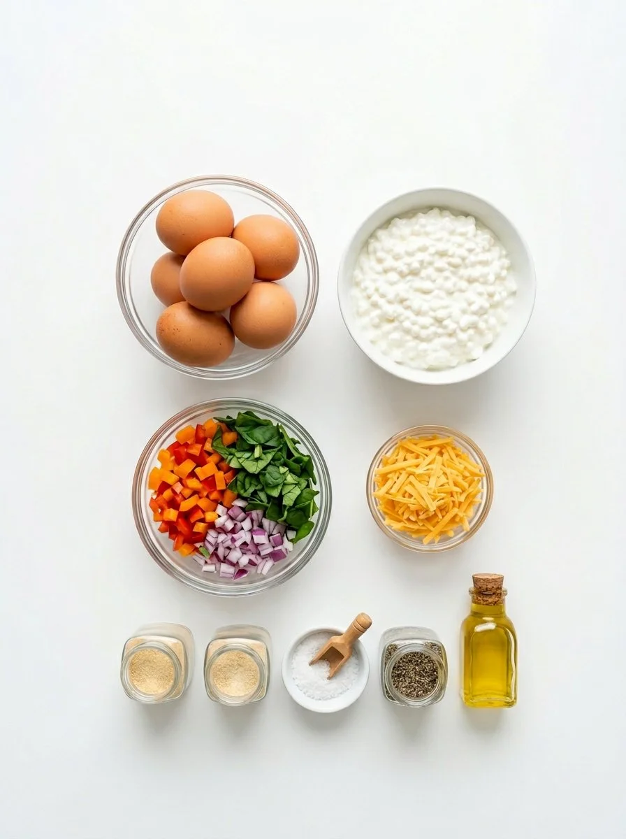 Healthy Cottage Cheese Egg Bake