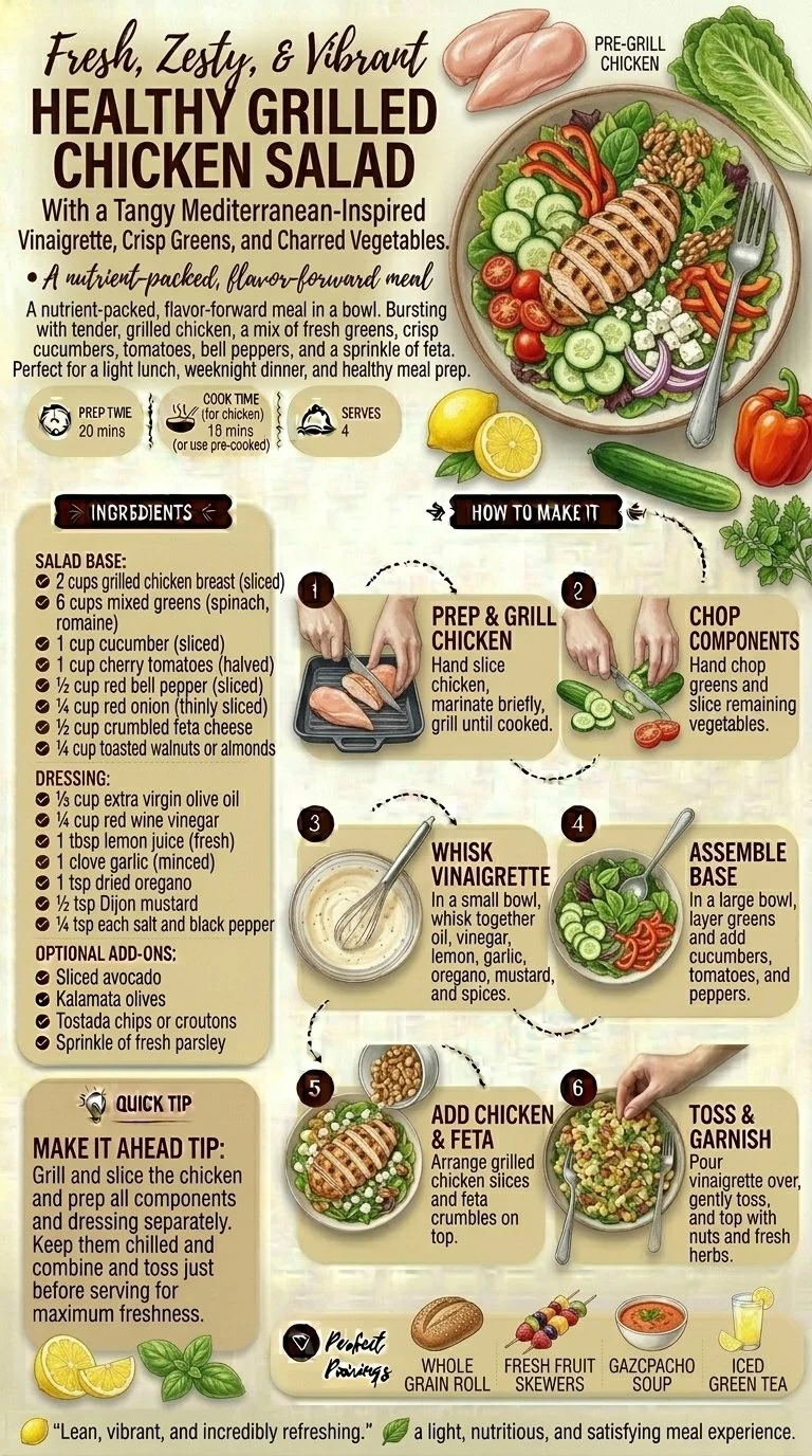 Healthy Grilled Chicken Salad