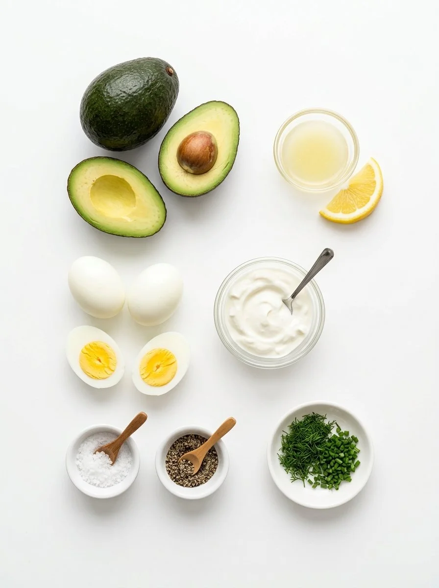 High Protein Avocado Egg Salad (no mayo!)