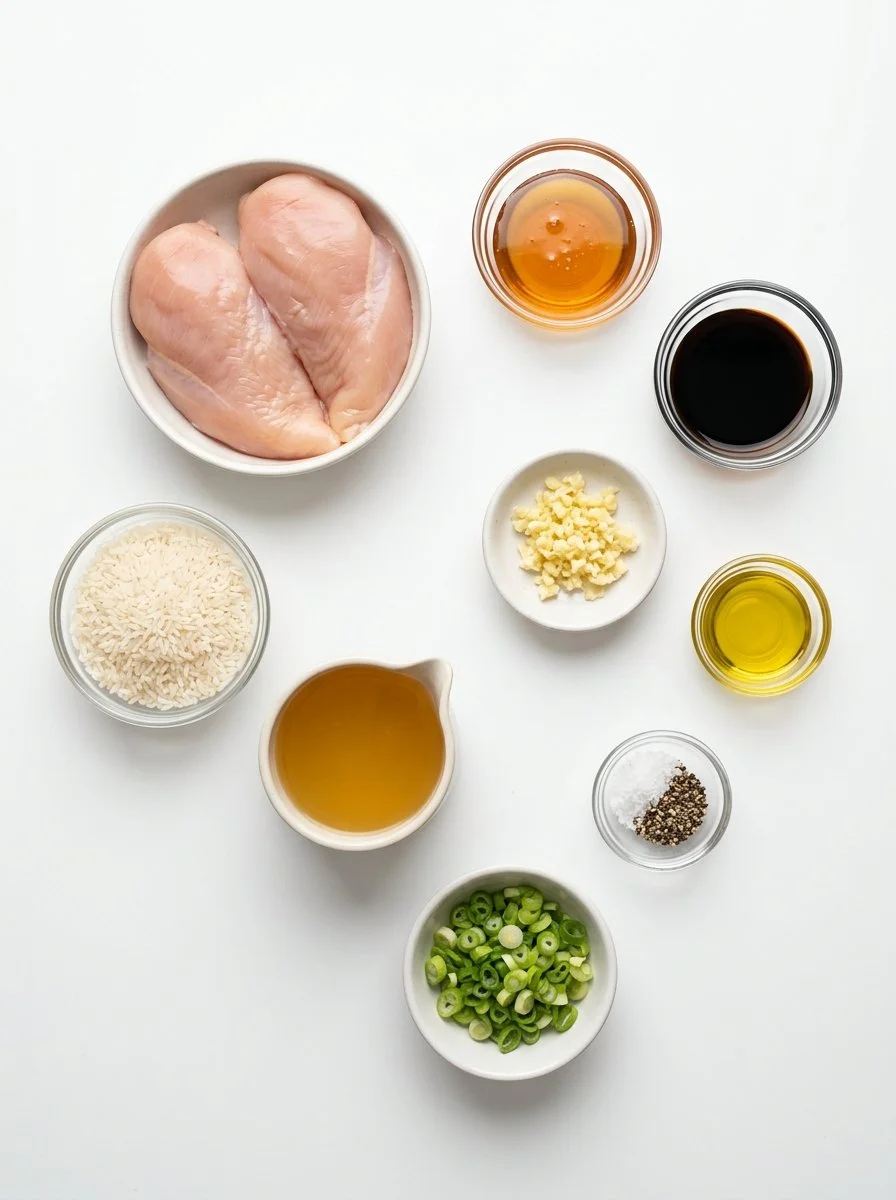 Honey Garlic Chicken And Rice