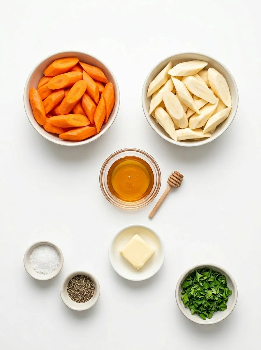 Honey Glazed Carrots and Parsnips