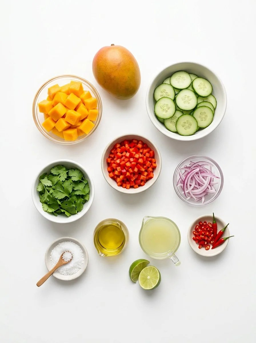 Mango Cucumber Salad with Chili Lime