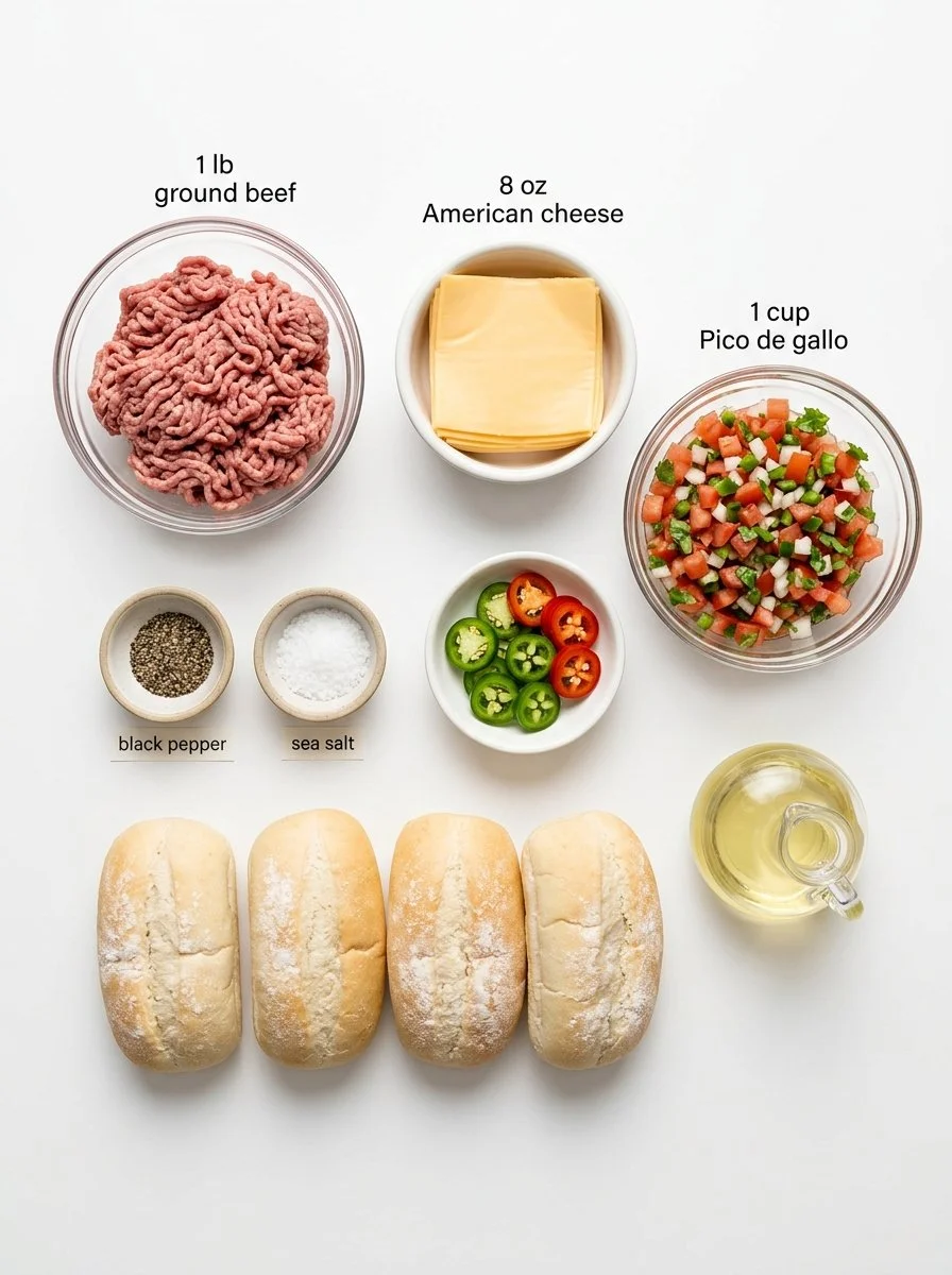 Mexican Chopped Cheese Sandwich