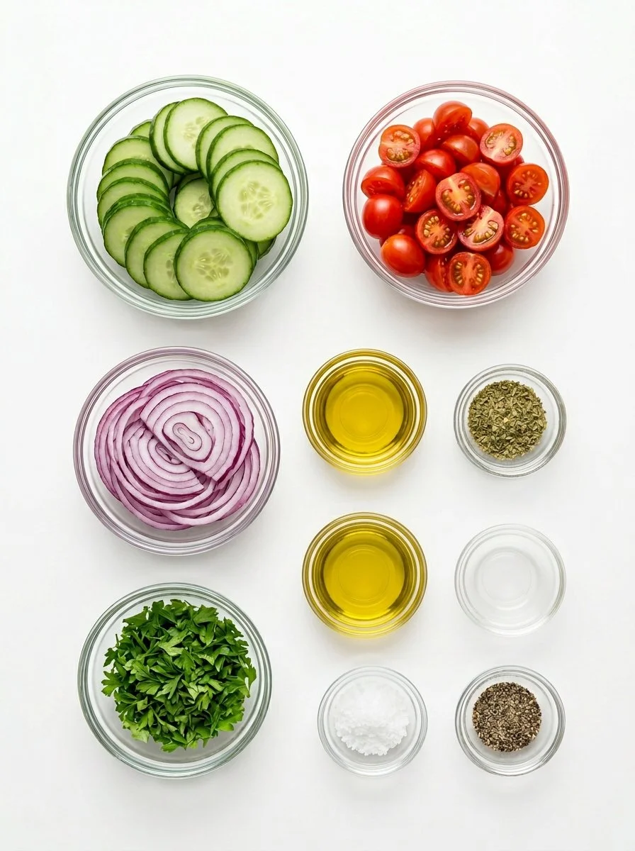 Refreshing Italian Cucumber Salad