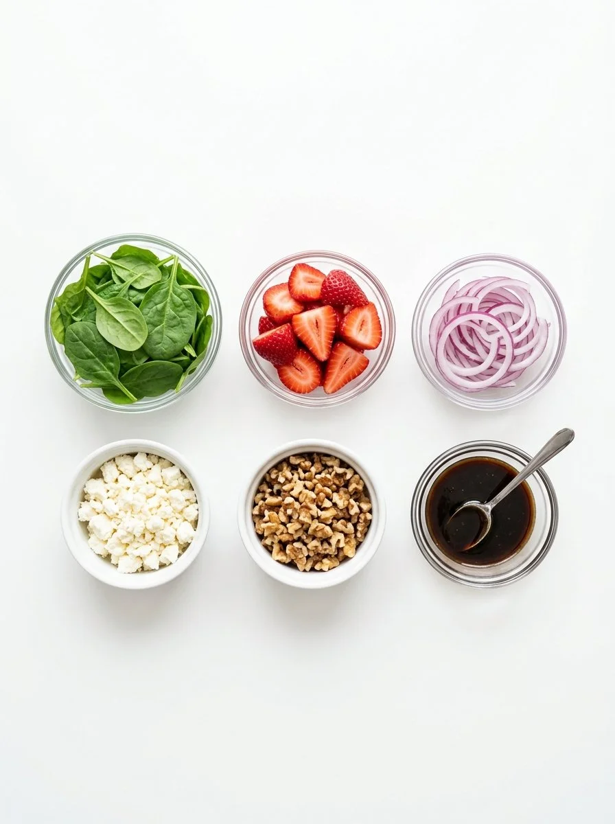 Strawberry Spinach Salad