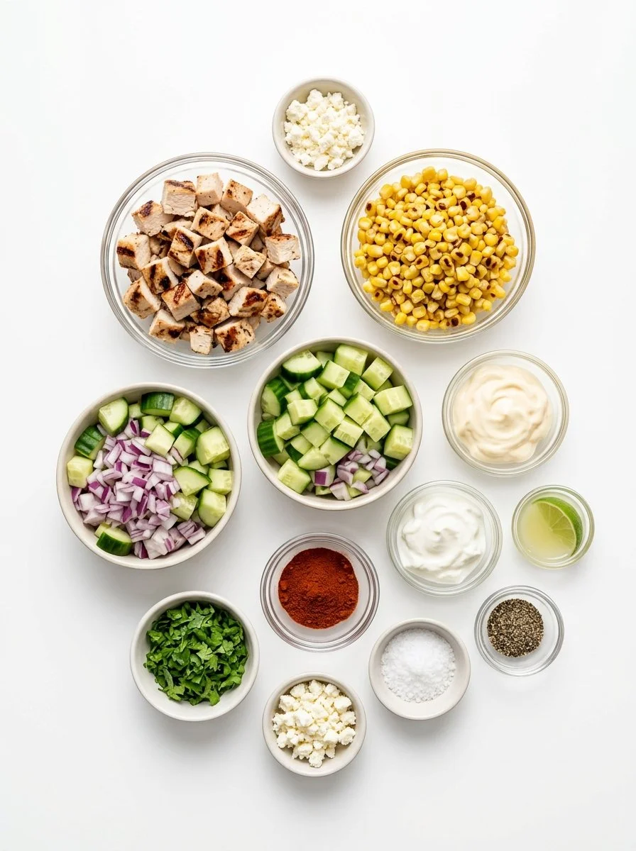 Street Corn Creamy Cucumber Chicken Salad: An Amazing Ultimate Recipe
