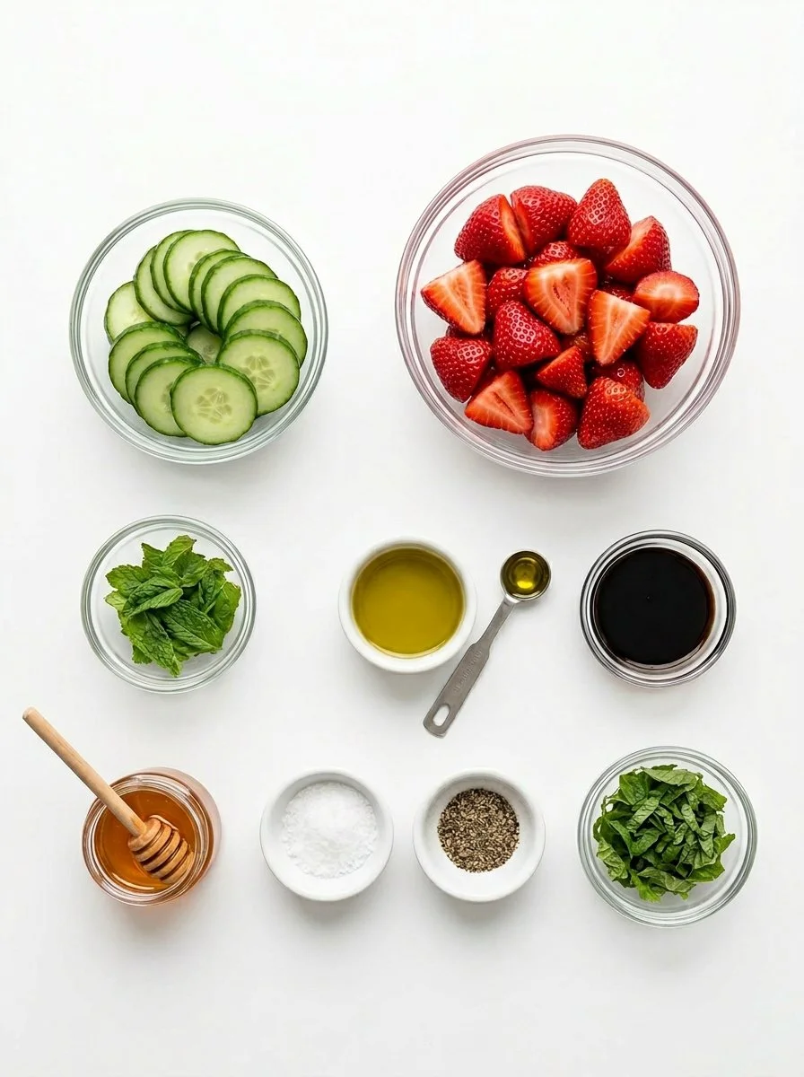 This Cucumber Strawberry Salad