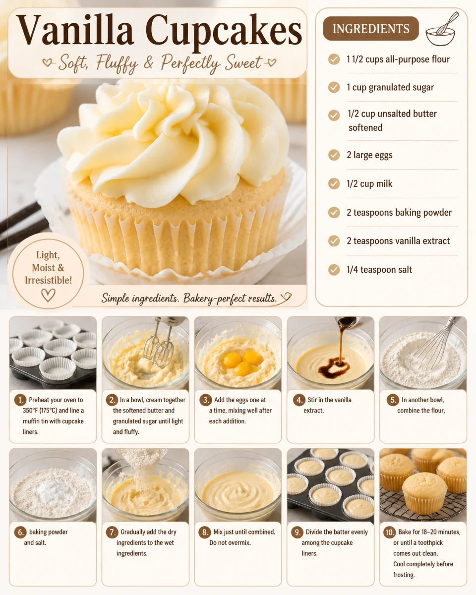 Vanilla Cupcakes