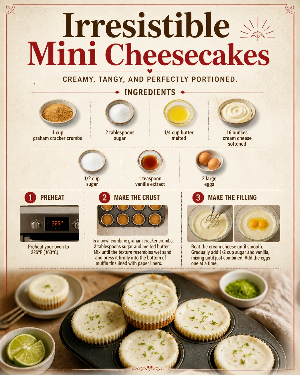 Irresistible Mini Cheesecakes