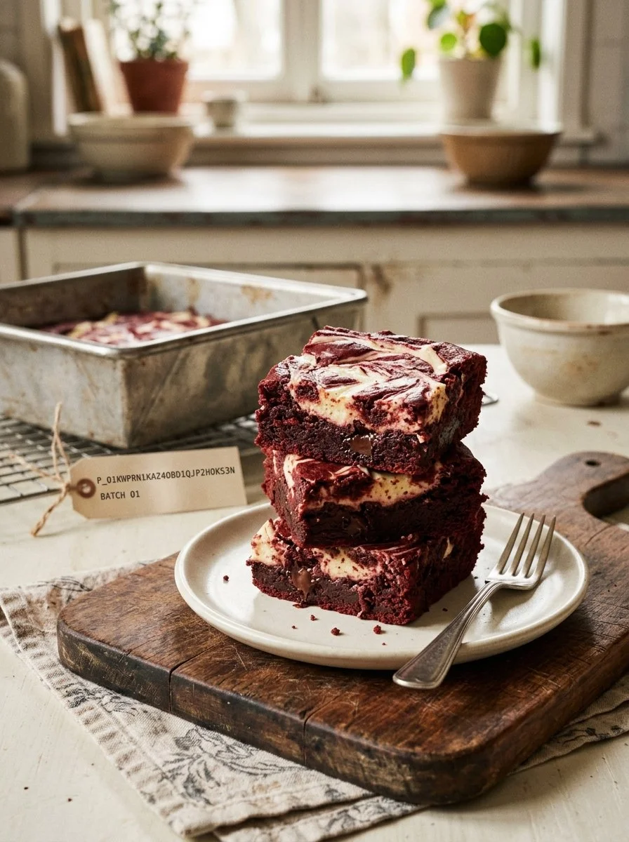 Irresistible Red Velvet Brownies
