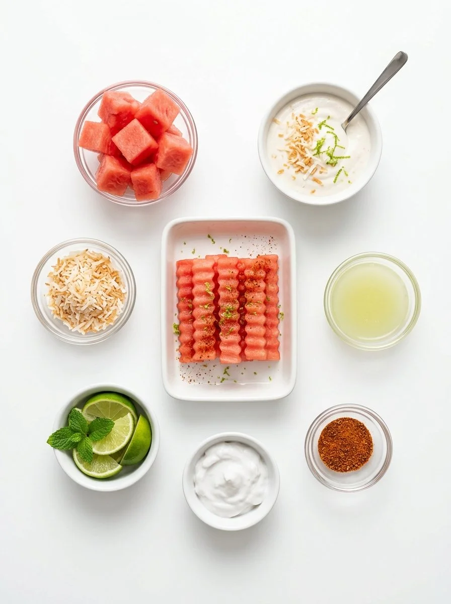 Irresistible Watermelon Fries with Coconut Lime Dip