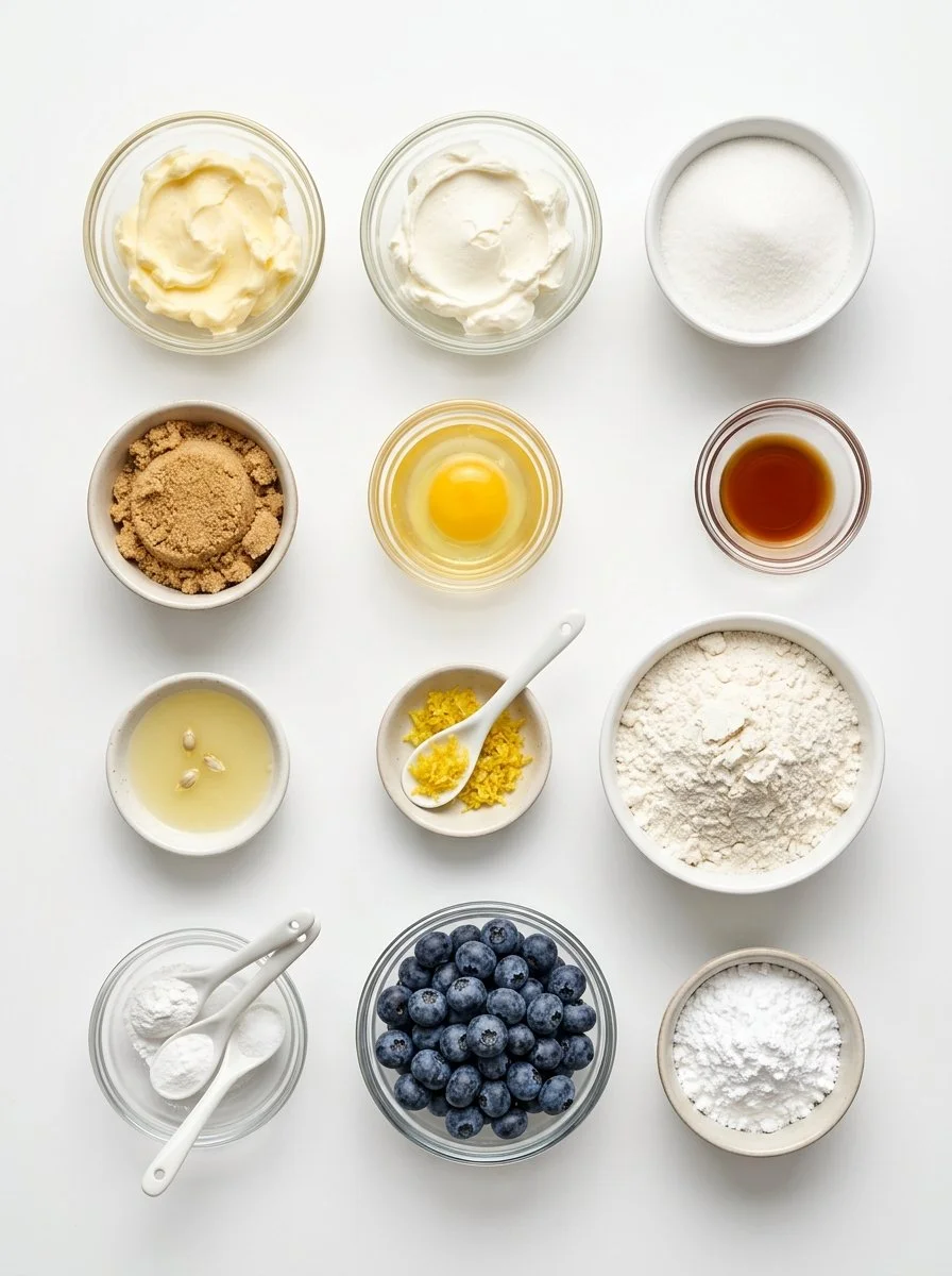 Lemon Blueberry Cheesecake Cookies