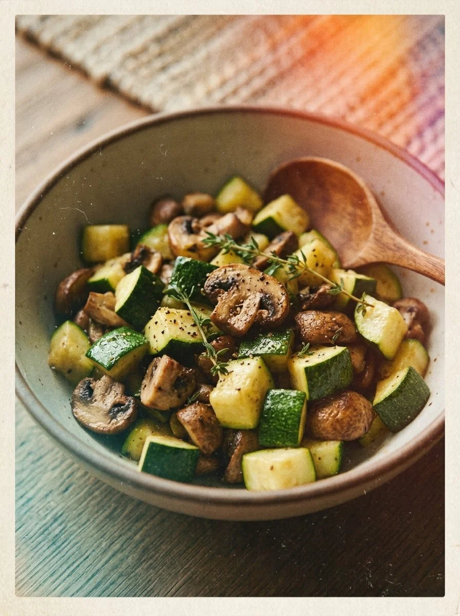 Delicious sautéed zucchini cooked to perfection with herbs and spices